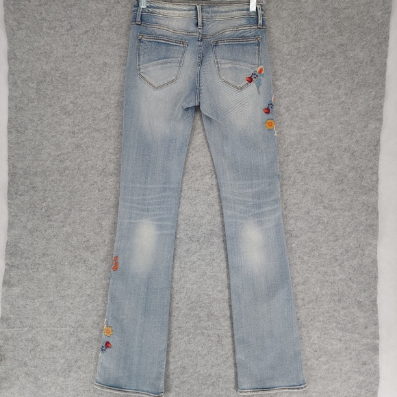Driftwood Kelly Boot Cut Le Bouquet Embroidered Jeans 25X33 - Picture 3 of 7